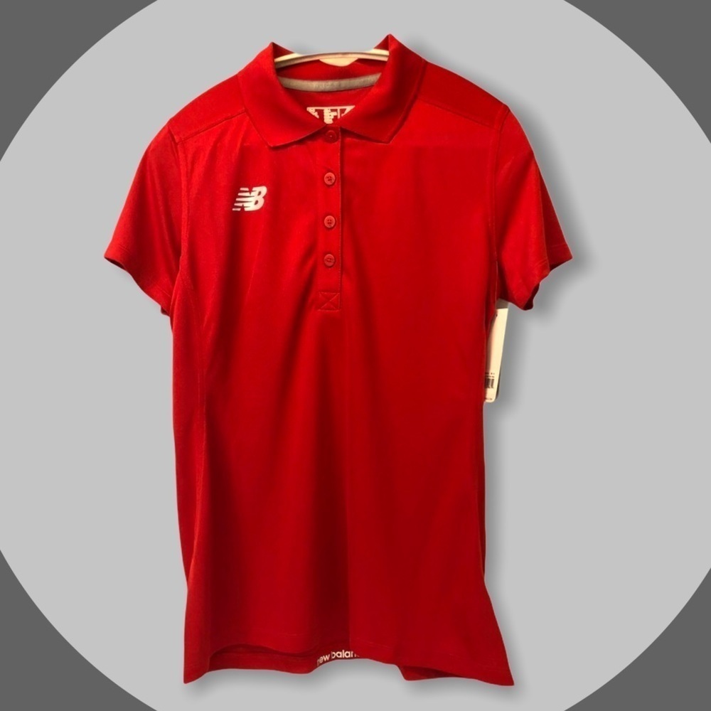 New Balance Perfect Tech Polo Shirt Size Medium